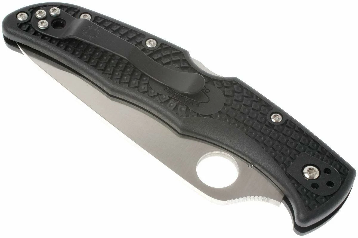 Spyderco Endura 4 C10PSBK Partly Serrated Couteau, De Poche 5 Spyderco Endura 4 C10PSBK Partly Serrated Couteau, De Poche – Image 3