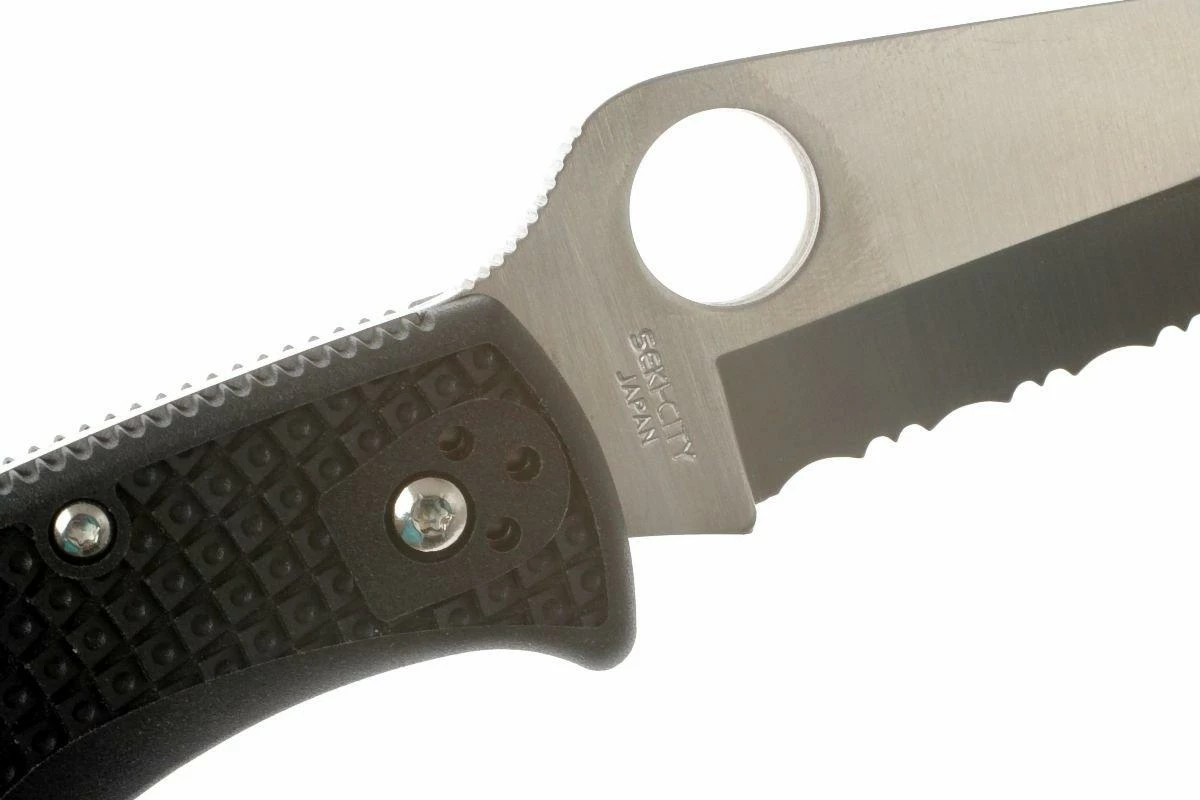Spyderco Endura 4 C10PSBK Partly Serrated Couteau, De Poche 6 Spyderco Endura 4 C10PSBK Partly Serrated Couteau, De Poche – Image 4