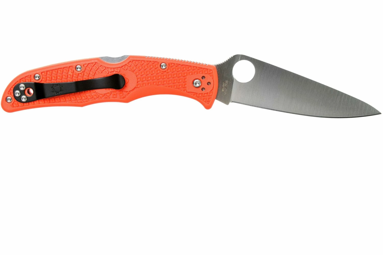 Spyderco Endura 4 Orange C10FPOR Couteau De Poche 4 Spyderco Endura 4 Orange C10FPOR Couteau De Poche – Image 2