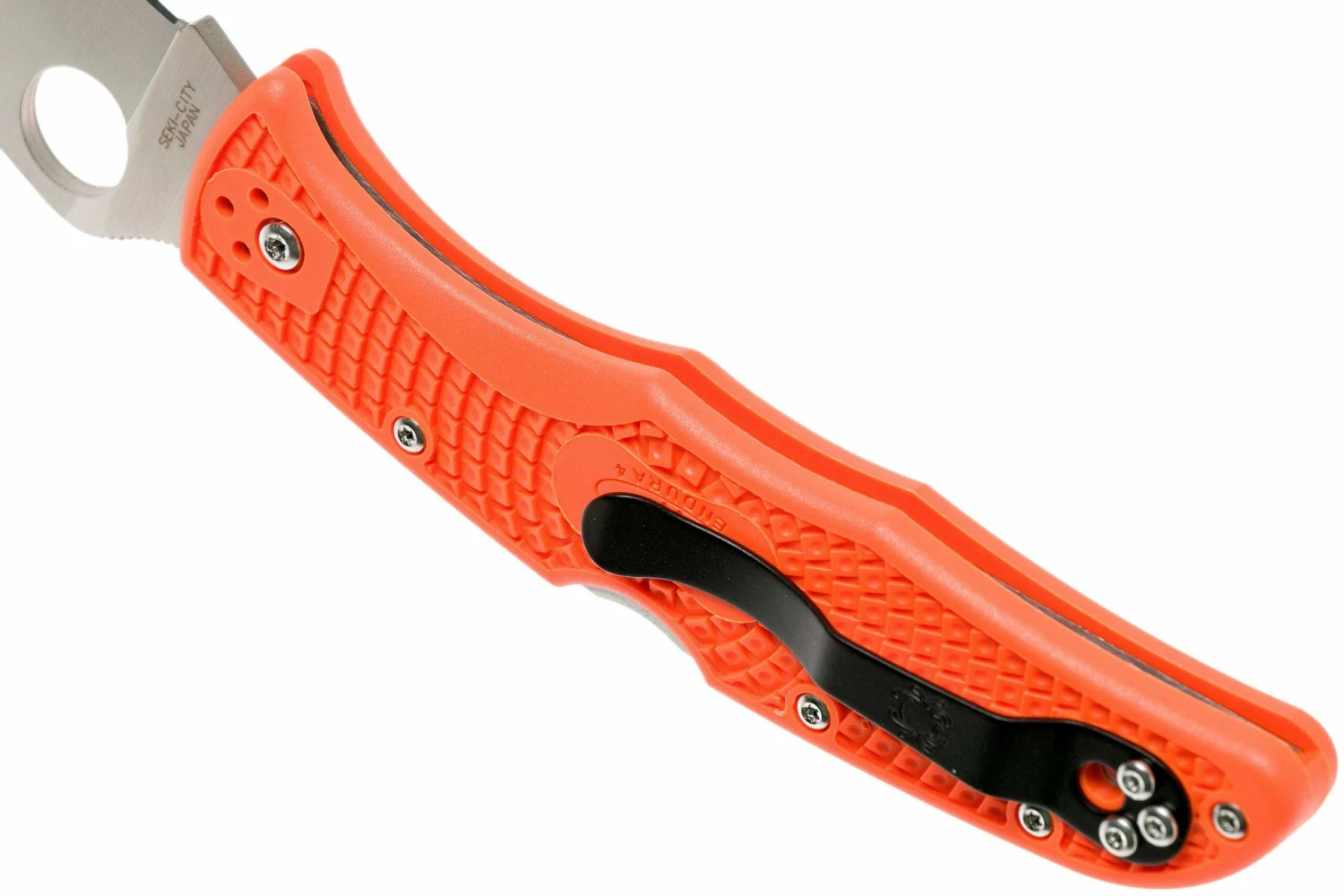 Spyderco Endura 4 Orange C10FPOR Couteau De Poche 7 Spyderco Endura 4 Orange C10FPOR Couteau De Poche – Image 5