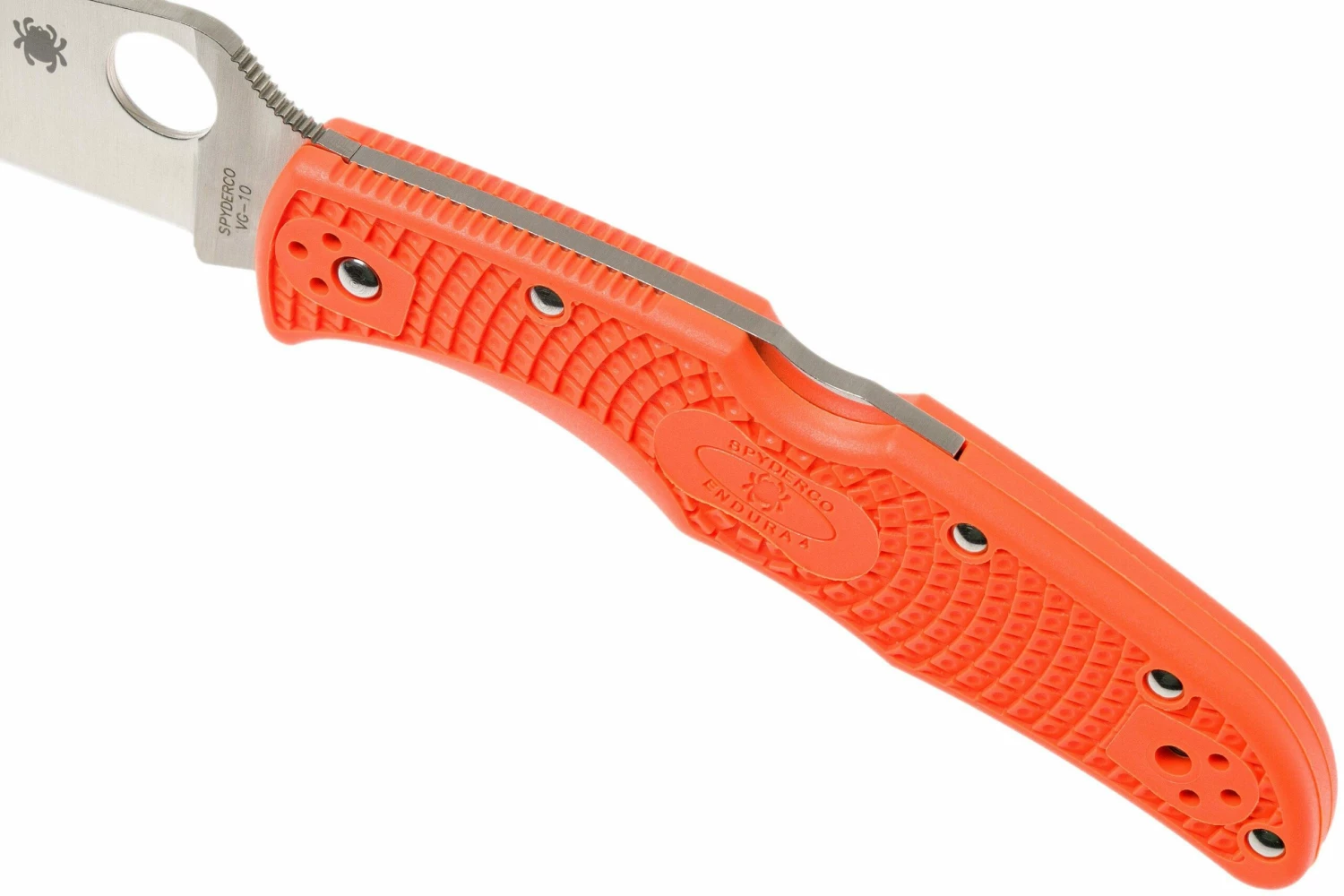 Spyderco Endura 4 Orange C10FPOR Couteau De Poche 9 Spyderco Endura 4 Orange C10FPOR Couteau De Poche – Image 7