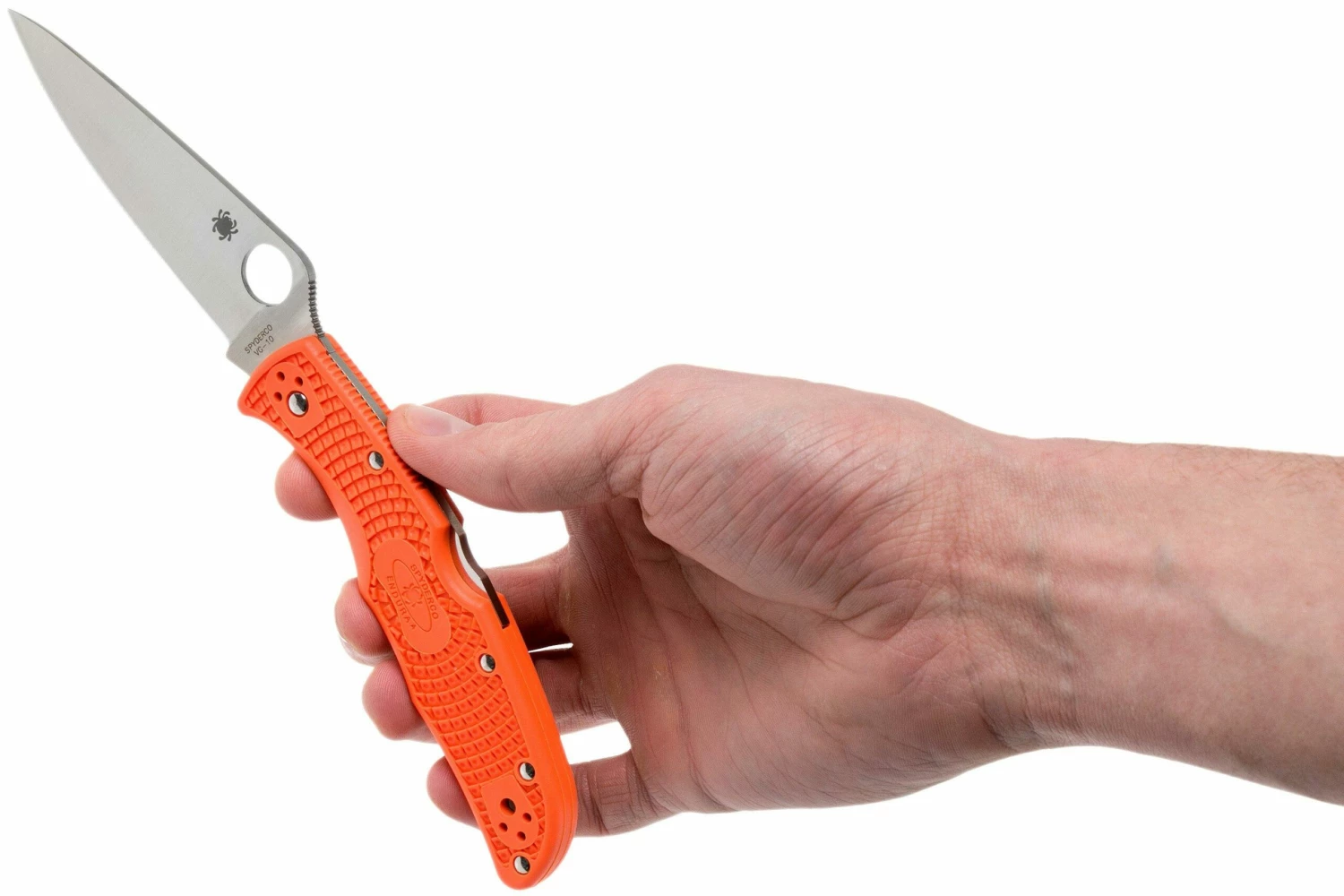 Spyderco Endura 4 Orange C10FPOR Couteau De Poche 10 Spyderco Endura 4 Orange C10FPOR Couteau De Poche – Image 8