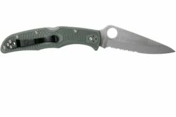 Spyderco Endura 4 Foliage Green C10PSFG Partly Serrated Couteau De Poche -KNIVESANDTOOLS Magasin SPC10PSFG 02 spyderco