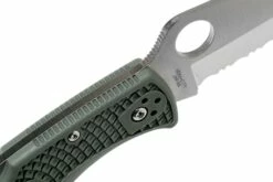 Spyderco Endura 4 Foliage Green C10PSFG Partly Serrated Couteau De Poche -KNIVESANDTOOLS Magasin SPC10PSFG 06 spyderco
