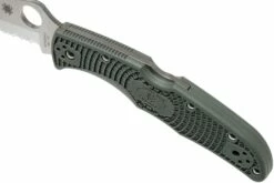 Spyderco Endura 4 Foliage Green C10PSFG Partly Serrated Couteau De Poche -KNIVESANDTOOLS Magasin SPC10PSFG 07 spyderco