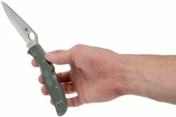 Spyderco Endura 4 Foliage Green C10PSFG Partly Serrated Couteau De Poche -KNIVESANDTOOLS Magasin SPC10PSFG 08 spyderco