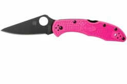 Spyderco Delica 4 Pink Black S30V C11FPPNS30VBK Pink Heals Couteau De Poche