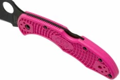 Spyderco Delica 4 Pink Black S30V C11FPPNS30VBK Pink Heals Couteau De Poche -KNIVESANDTOOLS Magasin SPC11FPPNS30VBK 07 spyderco