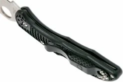 Spyderco Delica 4 Flat Wharncliffe C11FPWCBK Couteau De Poche -KNIVESANDTOOLS Magasin SPC11FPWCBK 05 spyderco spc11fpwcbk 05