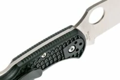 Spyderco Delica 4 Flat Wharncliffe C11FPWCBK Couteau De Poche -KNIVESANDTOOLS Magasin SPC11FPWCBK 06 spyderco spc11fpwcbk 06