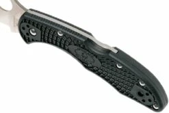 Spyderco Delica 4 Flat Wharncliffe C11FPWCBK Couteau De Poche -KNIVESANDTOOLS Magasin SPC11FPWCBK 07 spyderco spc11fpwcbk 07