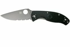 Spyderco Tenacious Lightweight C122PSBK FRN Partly Serrated Couteau De Poche