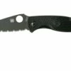 Spyderco Tenacious Lightweight Black C122SBBK FRN Serrated Couteau De Poche -KNIVESANDTOOLS Magasin SPC122SBBK 01 spyderco