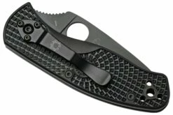Spyderco Persistence Lightweight Black C136PSBBK FRN Couteau De Poche Partiellement Dentelé 12 Spyderco Persistence Lightweight Black C136PSBBK FRN Couteau De Poche Partiellement Dentelé -KNIVESANDTOOLS Magasin SPC136PSBBK 04 spyderco