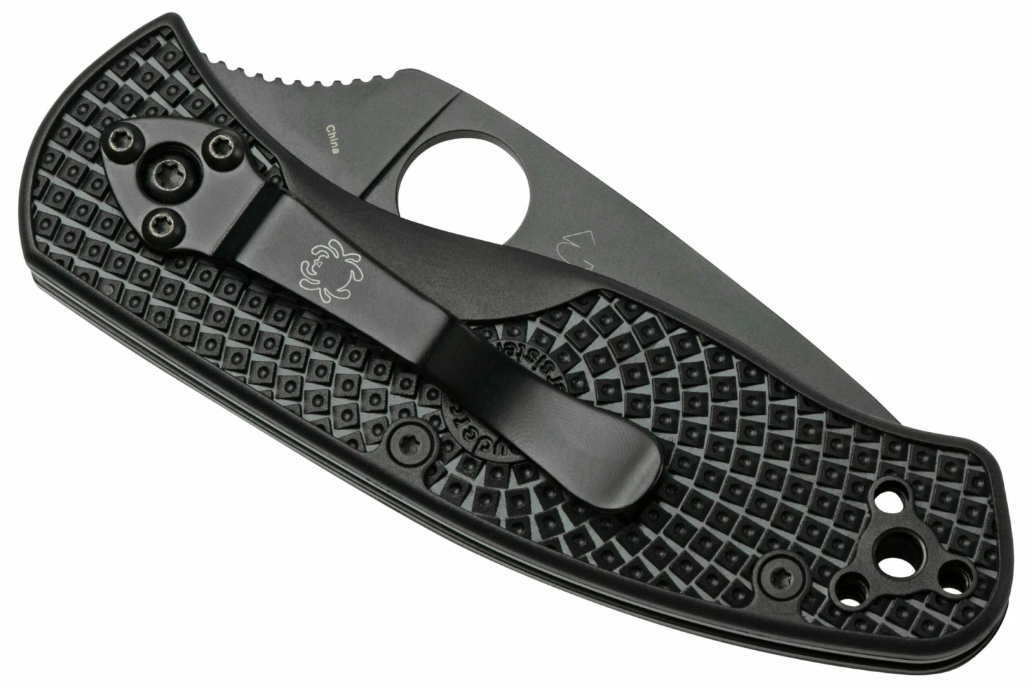 Spyderco Persistence Lightweight Black C136PSBBK FRN Couteau De Poche Partiellement Dentelé 6 Spyderco Persistence Lightweight Black C136PSBBK FRN Couteau De Poche Partiellement Dentelé – Image 4