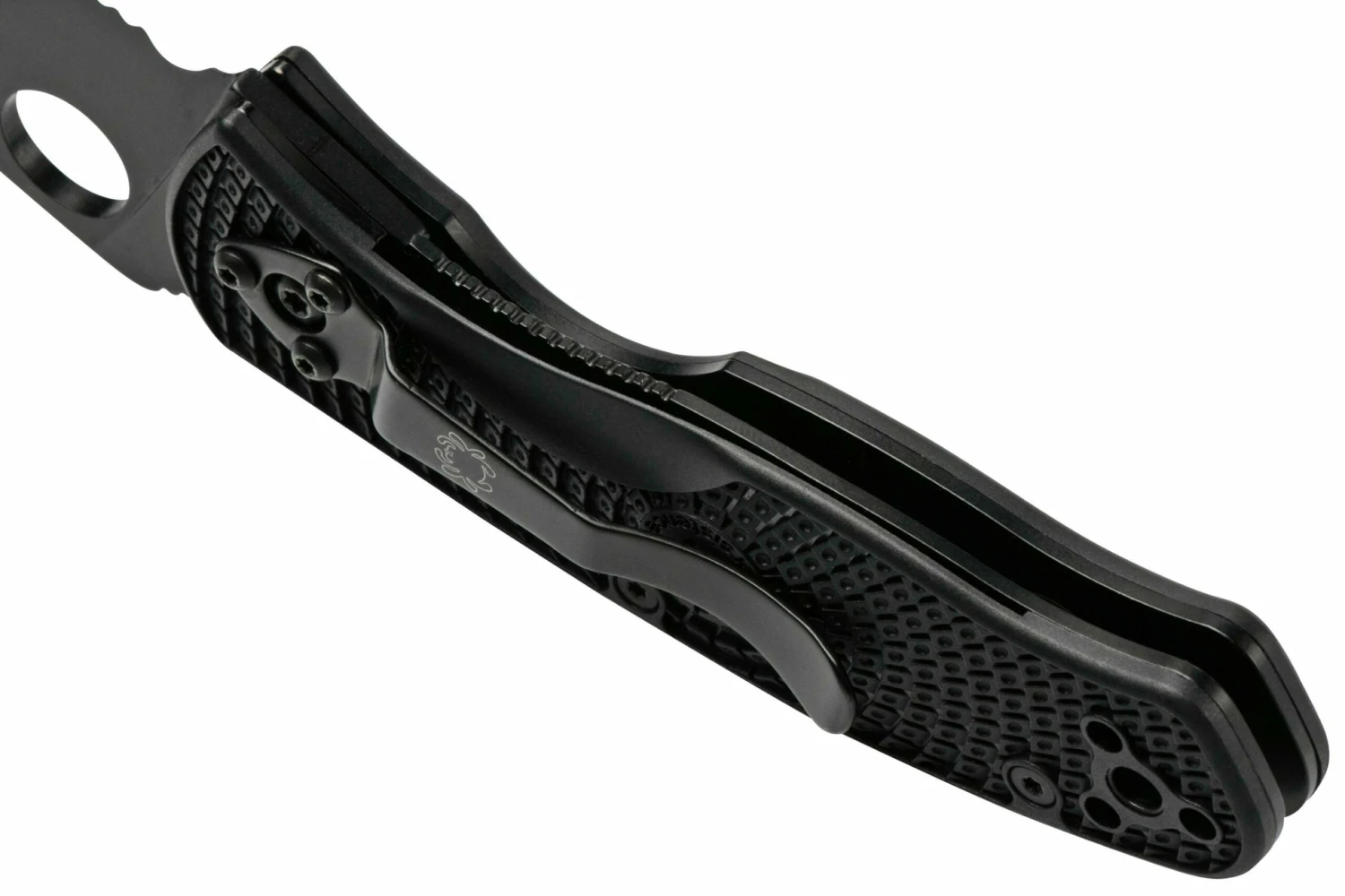 Spyderco Persistence Lightweight Black C136PSBBK FRN Couteau De Poche Partiellement Dentelé 7 Spyderco Persistence Lightweight Black C136PSBBK FRN Couteau De Poche Partiellement Dentelé – Image 5