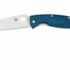 Spyderco Resilience Lightweight S35VN Blue C142PBL FRN Couteau De Poche -KNIVESANDTOOLS Magasin SPC142PBL 01 spyderco