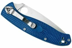 Spyderco Resilience Lightweight S35VN Blue C142PBL FRN Couteau De Poche -KNIVESANDTOOLS Magasin SPC142PBL 04 spyderco