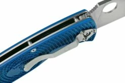 Spyderco Resilience Lightweight S35VN Blue C142PBL FRN Couteau De Poche -KNIVESANDTOOLS Magasin SPC142PBL 06 spyderco