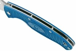 Spyderco Resilience Lightweight S35VN Blue C142PBL FRN Couteau De Poche -KNIVESANDTOOLS Magasin SPC142PBL 07 spyderco