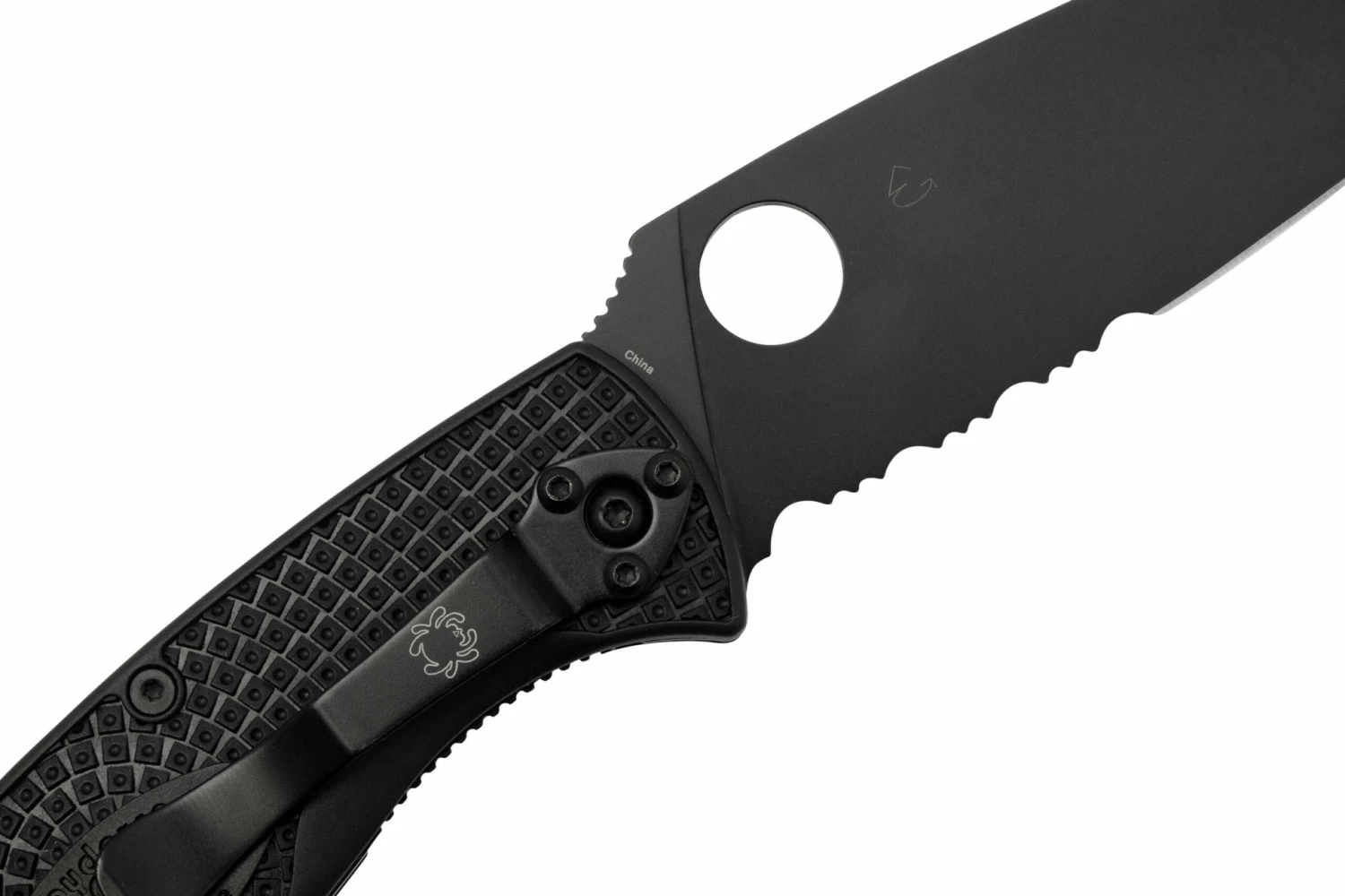 Spyderco Resilience Lightweight Black C142PSBBK FRN Couteau De Poche Partiellement Dentelé 6 Spyderco Resilience Lightweight Black C142PSBBK FRN Couteau De Poche Partiellement Dentelé – Image 4