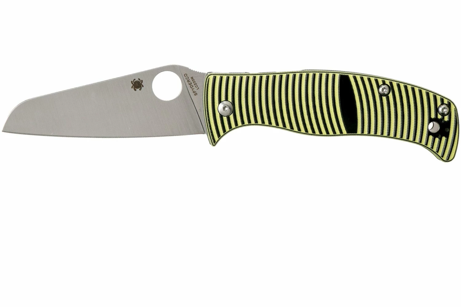 Spyderco Caribbean C217GPSF Sheepfoot Couteau De Poche, Sal Glesser Design 3 Spyderco Caribbean C217GPSF Sheepfoot Couteau De Poche, Sal Glesser Design
