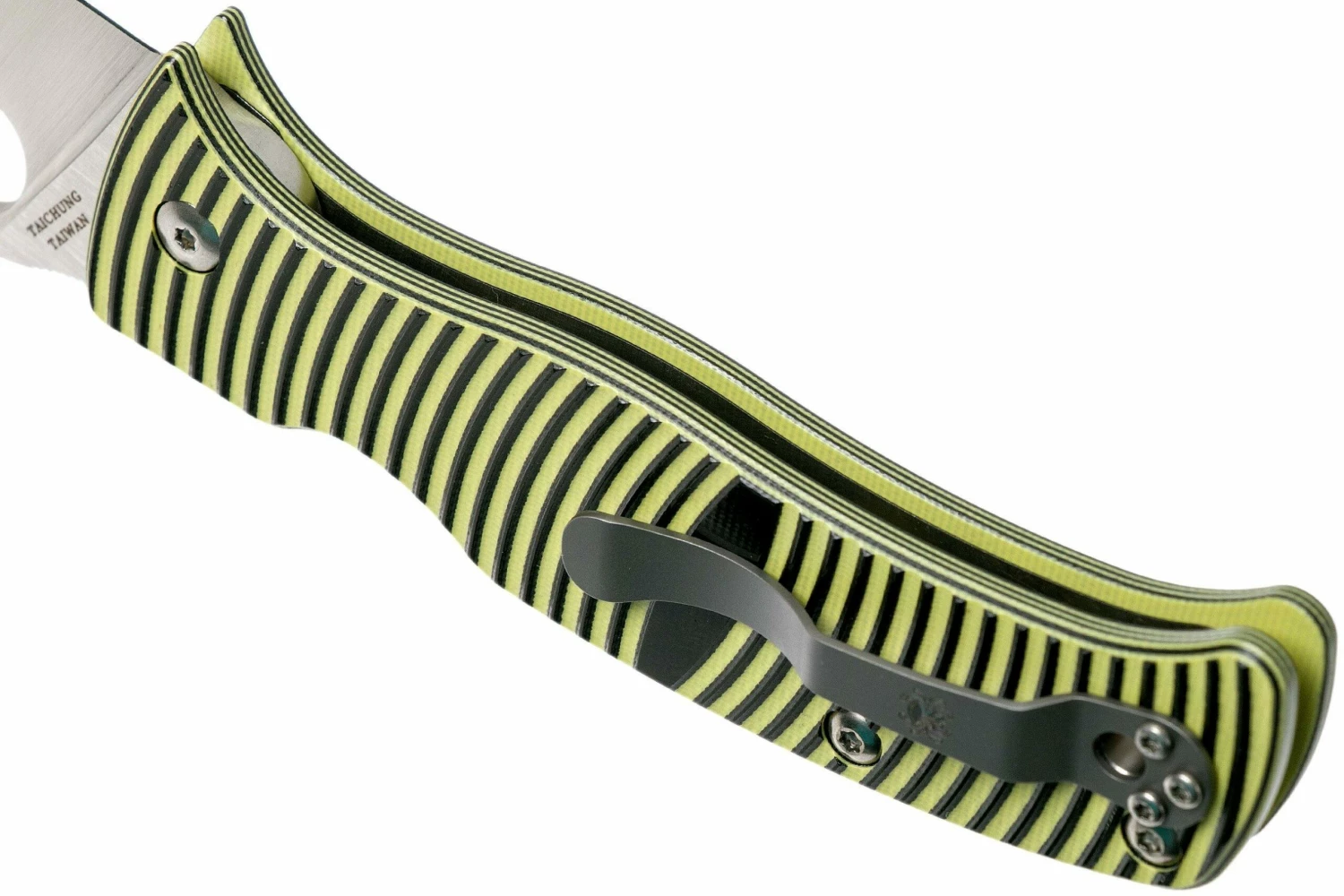 Spyderco Caribbean C217GPSF Sheepfoot Couteau De Poche, Sal Glesser Design 7 Spyderco Caribbean C217GPSF Sheepfoot Couteau De Poche, Sal Glesser Design – Image 5