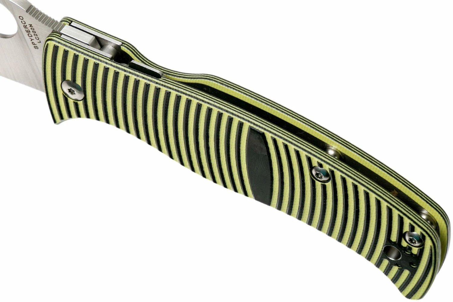 Spyderco Caribbean C217GPSF Sheepfoot Couteau De Poche, Sal Glesser Design 9 Spyderco Caribbean C217GPSF Sheepfoot Couteau De Poche, Sal Glesser Design – Image 7