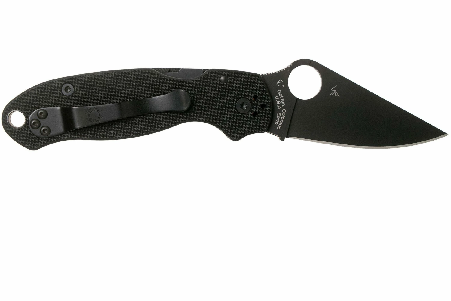 Spyderco Para 3 Black C223GPBK Couteau De Poche 4 Spyderco Para 3 Black C223GPBK Couteau De Poche – Image 2