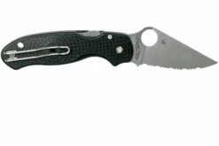 Spyderco Para 3 Lightweight C223PBK Serrated FRN CTS-BD1N Couteau De Poche -KNIVESANDTOOLS Magasin SPC223SBK 02 benchmade