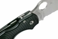 Spyderco Para 3 Lightweight C223PBK Serrated FRN CTS-BD1N Couteau De Poche -KNIVESANDTOOLS Magasin SPC223SBK 06 benchmade