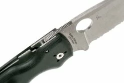 Spyderco Shaman C229GS Serrated Couteau De Poche, Sal Glesser Design -KNIVESANDTOOLS Magasin SPC229GS 06 spyderco spc229gs 06