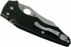 Spyderco YoJumbo C253G Black G10 Couteau De Poche, Michael Janich Design -KNIVESANDTOOLS Magasin SPC253GP 05 spyderco