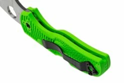 Spyderco Native 5 Salt, Green FRN, LC200N, C41PGR5 Couteau De Poche -KNIVESANDTOOLS Magasin SPC41PGR5 04 spyderco
