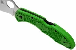 Spyderco Salt 2 Green LC200N C88FPGR2 Couteau De Poche -KNIVESANDTOOLS Magasin SPC88FPGR2 07 spyderco