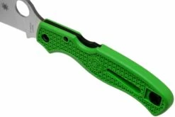 Spyderco Atlantic Salt Green LC200N C89FPGR Couteau De Poche -KNIVESANDTOOLS Magasin SPC89FPGR 07 spyderco