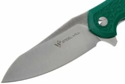 Steel Will Modus F25-12 Green FRN, D2 Blade, Couteau De Poche -KNIVESANDTOOLS Magasin SWK F25 12 03 steel will
