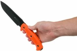 Steel Will Roamer 300-1OR Orange Couteau à Lame Fixe -KNIVESANDTOOLS Magasin SWK R300 1OR 06 steel will knives