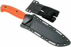 Steel Will Roamer 300-1OR Orange Couteau à Lame Fixe -KNIVESANDTOOLS Magasin SWK R300 1OR 07 steel will knives