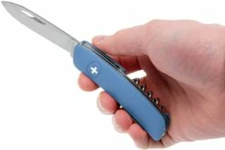 Swiza D03 Couteau De Poche Suisse - Bleu -KNIVESANDTOOLS Magasin SZD03 BL 08 swiza szd03 bl 08