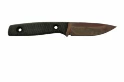 TRC Knives Classic Freedom M390 Apo Finish Black Canvas Micarta, Couteau De Bushcraft -KNIVESANDTOOLS Magasin TI CF BM 34APO 02 trc