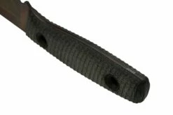 TRC Knives Classic Freedom M390 Apo Finish Black Canvas Micarta, Couteau De Bushcraft -KNIVESANDTOOLS Magasin TI CF BM 34APO 04 trc