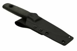 TRC Knives Classic Freedom M390 Apo Finish Black Canvas Micarta, Couteau De Bushcraft -KNIVESANDTOOLS Magasin TI CF BM 34APO 06 trc