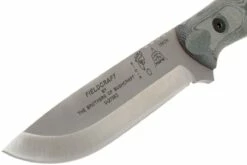 TOPS Knives B.O.B. Fieldcraft 154CM Grey/Black Micarta BROS-154-BLM -KNIVESANDTOOLS Magasin TK BROS 154 BLM 03 tops knives tk bros 154 blm 03