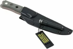 TOPS Knives B.O.B. Fieldcraft 154CM Grey/Black Micarta BROS-154-BLM -KNIVESANDTOOLS Magasin TK BROS 154 BLM 08 tops knives tk bros 154 blm 08