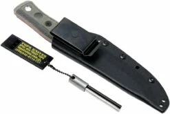 TOPS Knives B.O.B. Fieldcraft 154CM Grey/Black Micarta BROS-154-BLM -KNIVESANDTOOLS Magasin TK BROS 154 BLM 09 tops knives tk bros 154 blm 09