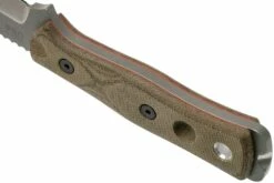 TOPS Knives B.O.B. Fieldcraft 154CM Green Canvas Micarta BROS-154-GCM Couteau Bushcraft -KNIVESANDTOOLS Magasin TK BROS 154 GCM 04 tops knives