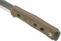 TOPS Knives B.O.B. Fieldcraft 154CM Green Canvas Micarta BROS-154-GCM Couteau Bushcraft -KNIVESANDTOOLS Magasin TK BROS 154 GCM 05 tops knives