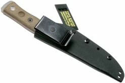 TOPS Knives B.O.B. Fieldcraft 154CM Green Canvas Micarta BROS-154-GCM Couteau Bushcraft -KNIVESANDTOOLS Magasin TK BROS 154 GCM 08 tops knives