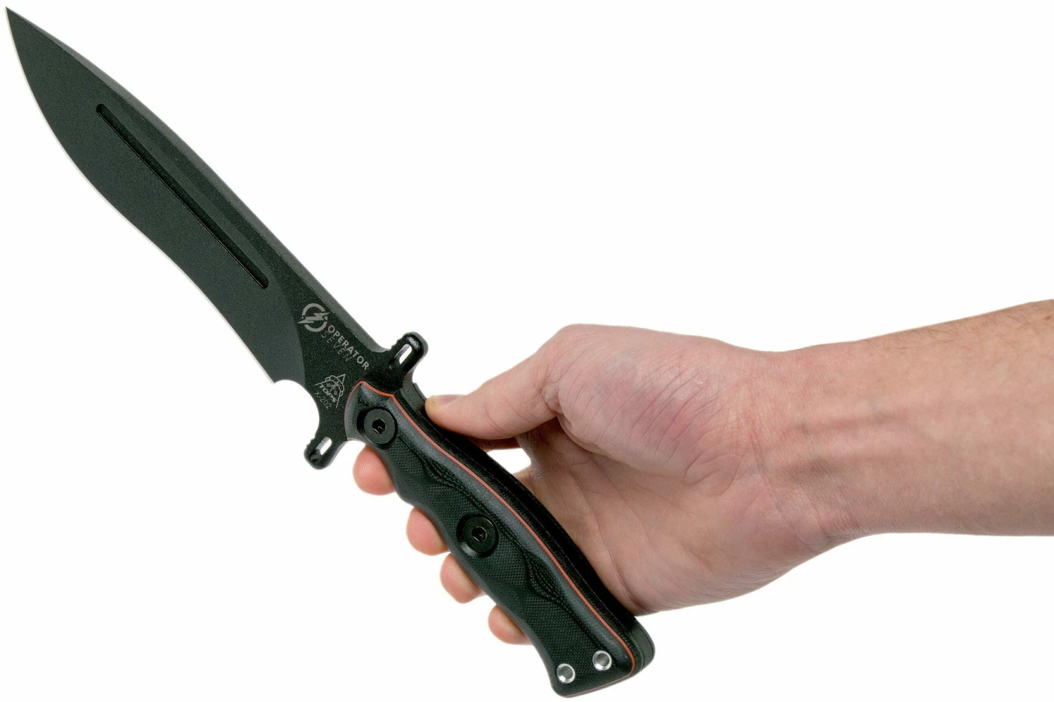 TOPS Knives Operator 7 Blackout Edition OP7-02 Couteau De Survie 8 TOPS Knives Operator 7 Blackout Edition OP7-02 Couteau De Survie – Image 6